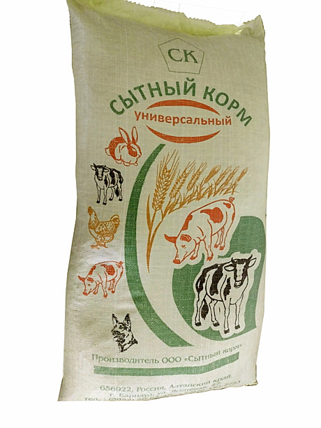 Сытный корм Зерносмесь универсальная гранулы 6мм 35 кг