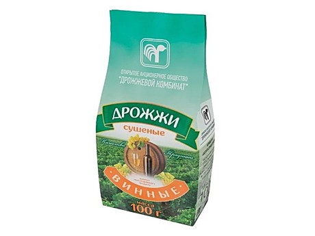 Винные дрожжи Дрожжевой комбинат 100 г (Беларусь)