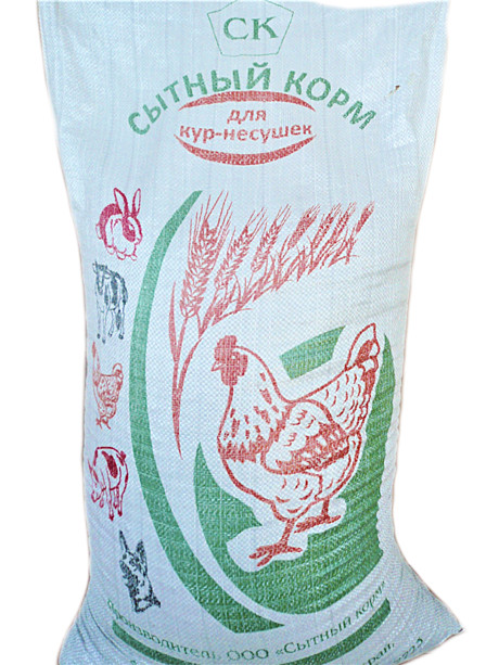Сытный корм КК для бройлеров гранулы 3мм 35 кг