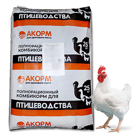 АКОРМ для бройлера Финиш (29дн и старше) *25кг