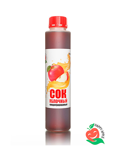 Концентрат Сок яблочный 1,0-1,5% бутылка 1 кг (кр.ябл)