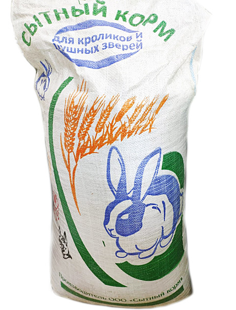 Сытный корм ЗС-90 для кроликов гранулы 3мм 35 кг