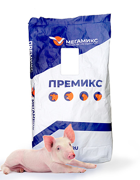 Мегамикс Премикс 2П53 для свиней до 40 кг 1% 25 кг (409)