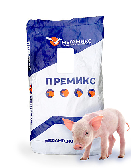 Мегамикс Премикс 2П52 для свиней Старт ГОСТ 1% 25 кг (408)