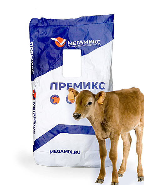 Мегамикс Премикс  П62-1 (Гост) для телят до 6 месячного возраста 1% (48696)