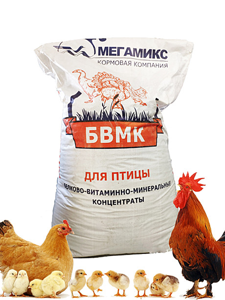 Мегамикс БВМК для с/х птицы 25 кг (44491)