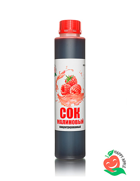 Концентрат Сок малиновый бутылка 1 кг
